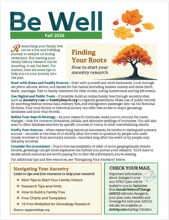 Fall 2026 Newsletter